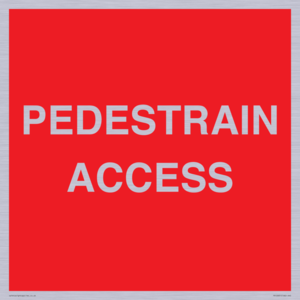 PEDESTRAIN ACCESS